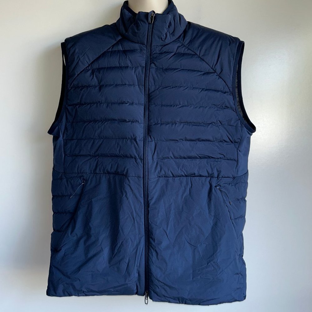 LULULEMON Down For It All Vest, True Navy, Men's Size XL ~EUC